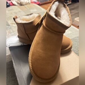 UGG Tan Ankle Boots